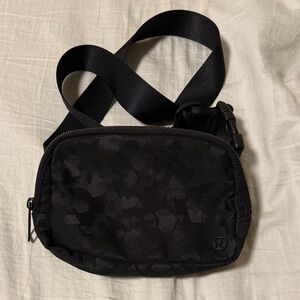Rare lululemon athletica Black Camo Belt Bag